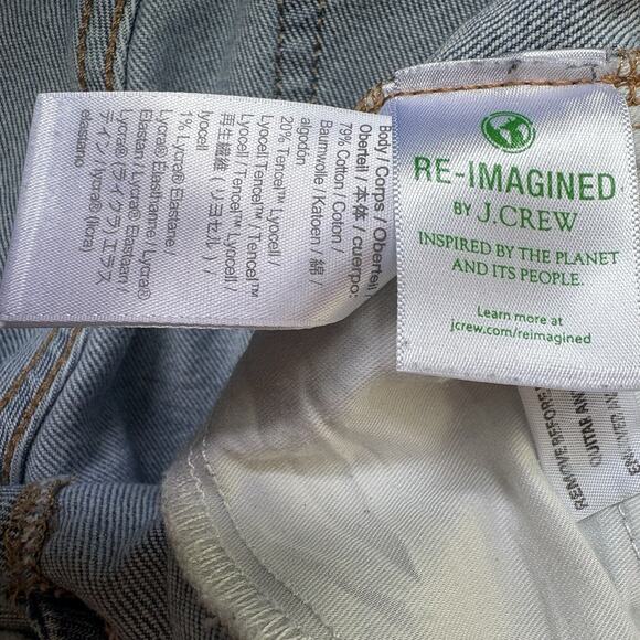 J Crew Women's Size 26 Billie Demi Boot Crop Leg Blue Wash Stretch Jeans - Picture 7 of 9